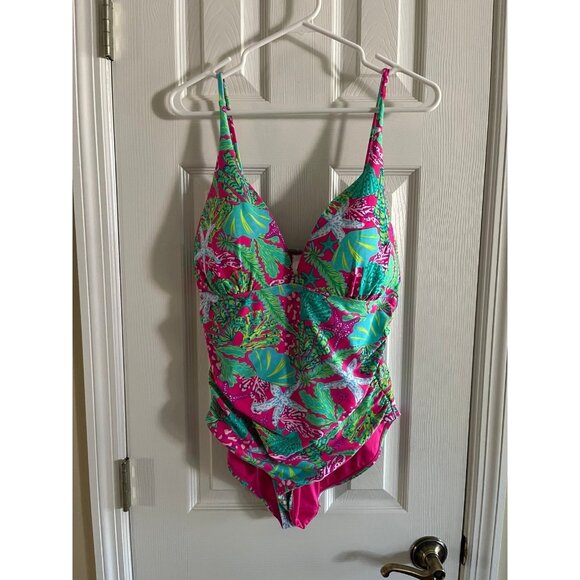 Stella Parker Damen Tankini-Set - Babydoll-Schnitt, Bauchkontrolle, Abnehmbare Cups, Verstellbare Träger